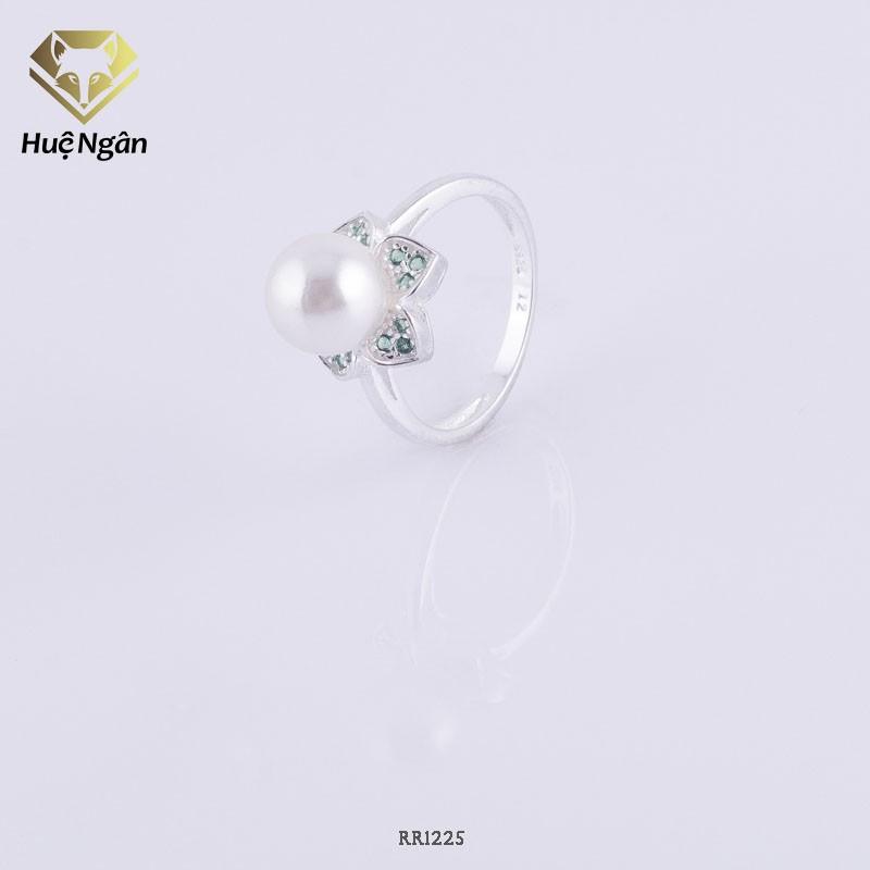 Nhẫn bạc Ý 925 Huệ Ngân - Hoa đẹp RR1225