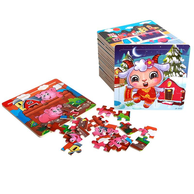 Đồ chơi trẻ em - Ghép hình 20 chi tiết bằng gỗ cho bé phát triển tư duy, trí tuệ tốt nhất