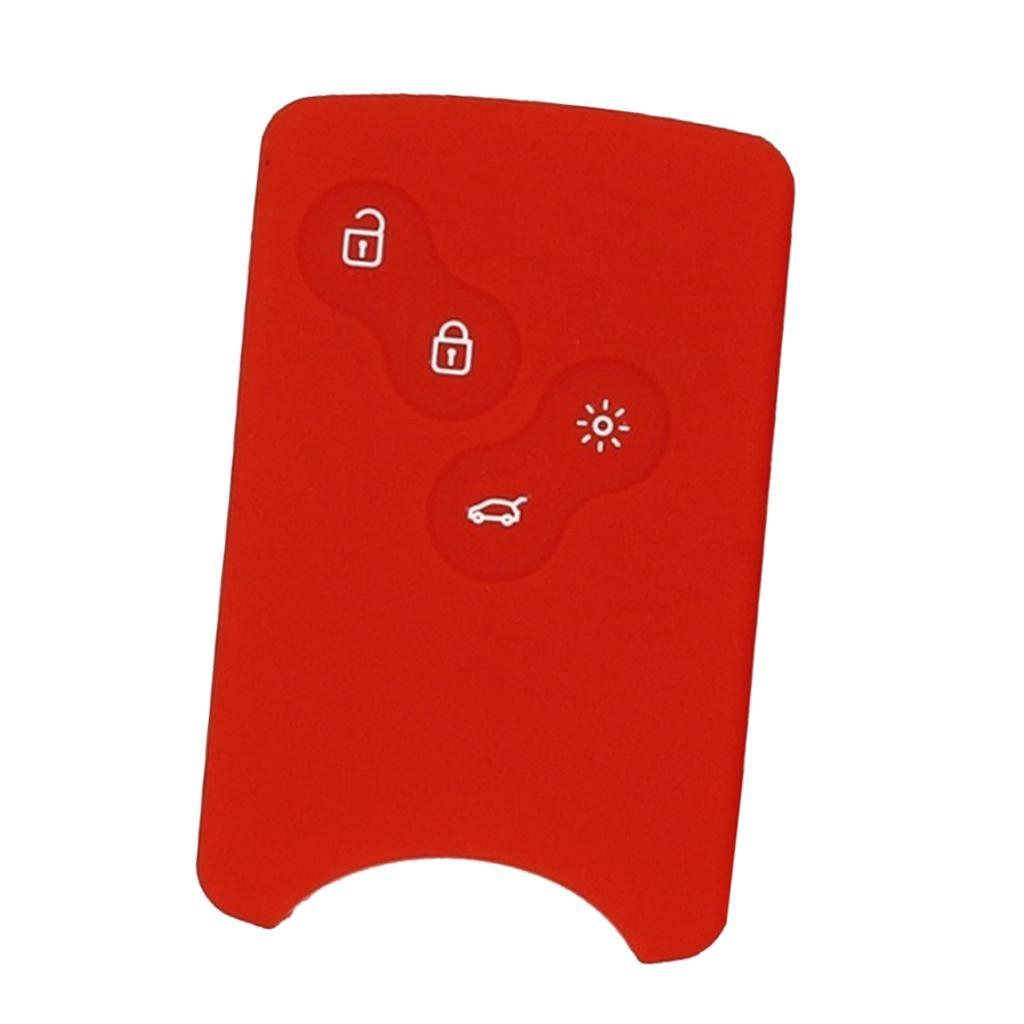 Key Fob 4 Buttons Silicone Protector Cover Case For