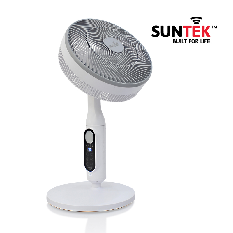 Quạt Năng Lượng Mặt Trời SUNTEK SF-F8 30W - 12 giờ sử dụng | Đảo chiều 360 độ | Có đèn ngủ đuổi muỗi | Sạc dự phòng USB - Hàng Chính Hãng - Bảo hành 2 năm