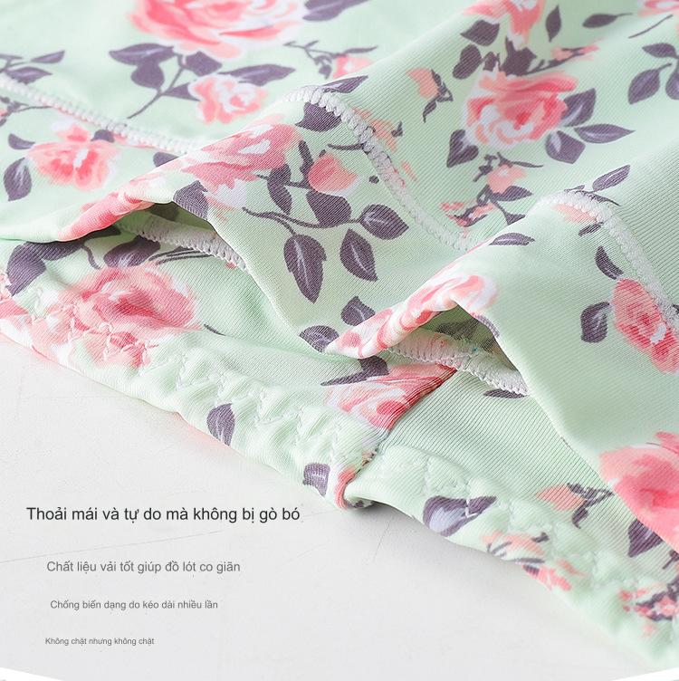 Quần Lót Nữ Thun Lạnh Họa Tiết Lưng Cao 2208 – Mát Lạnh, Co Giãn, Phong Cách Trẻ Trung