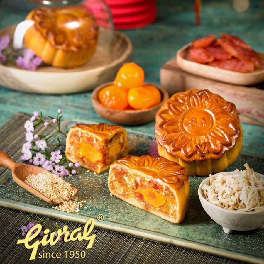 Hộp 4 Bánh Trung Thu Givral Tâm Giao 7 (250gr)