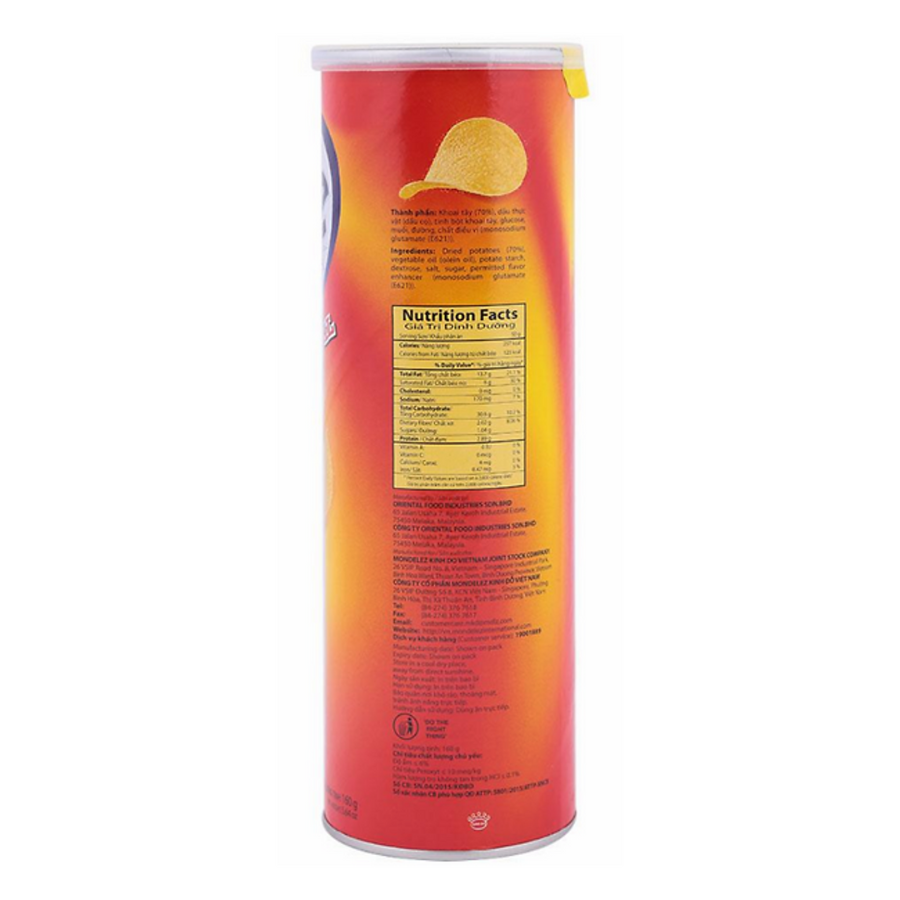 Combo 2 Bánh Lát Khoai Tây SLIDE Vị Tự Nhiên 2x150g