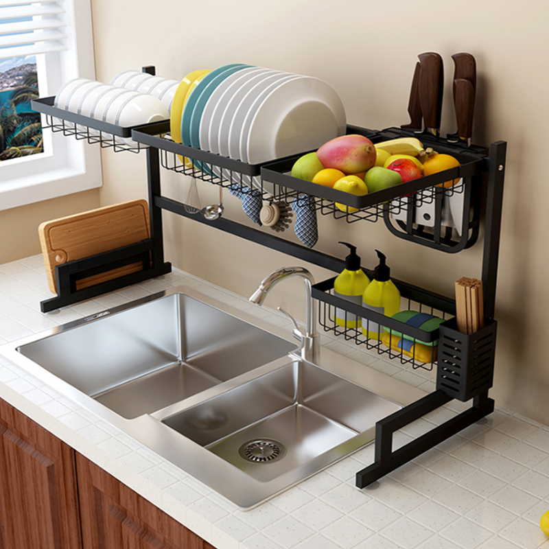 Kệ Bếp - Kệ Để Chén Bát Đa Năng INOX SUS 304 Cao Cấp