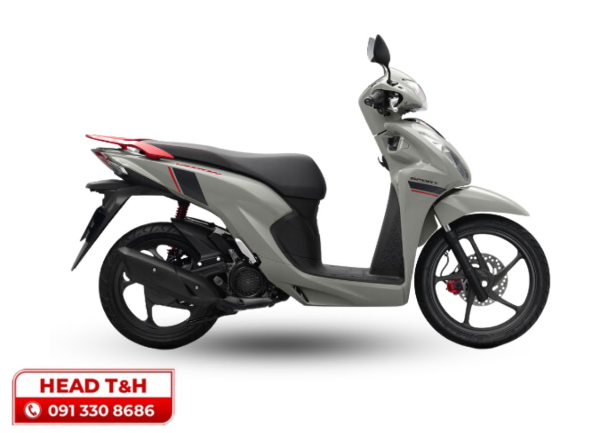 XE MÁY HONDA VISION ĐỜI 2025  MÀU XÁM - ĐEN (XÁM XI MĂNG)