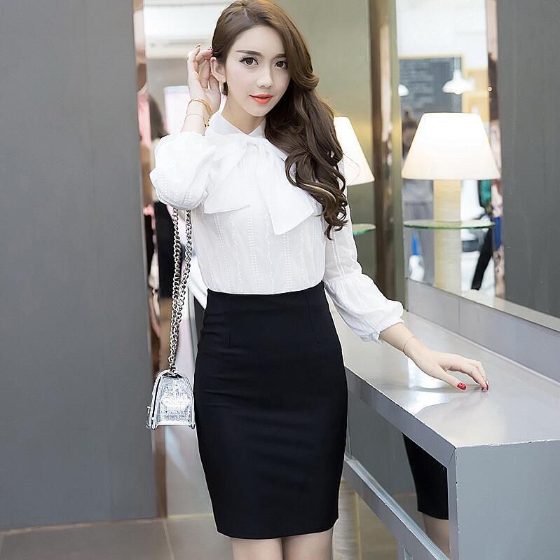 Váy Công Sở YURITA, Váy Bút Chì Ngắn, Chân Váy Văn Phòng Cạp Cao Đen Vintage Ulzzang Hàn Quốc