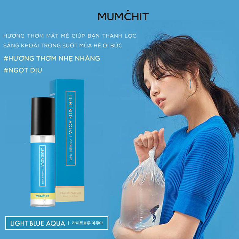 [CHÍNH HÃNG NHẬP KHẨU] Nước Xịt Thơm Quần Áo Cao Cấp MUMCHIT Fabric And Living Perfume 70ml (16 Mùi Hương)