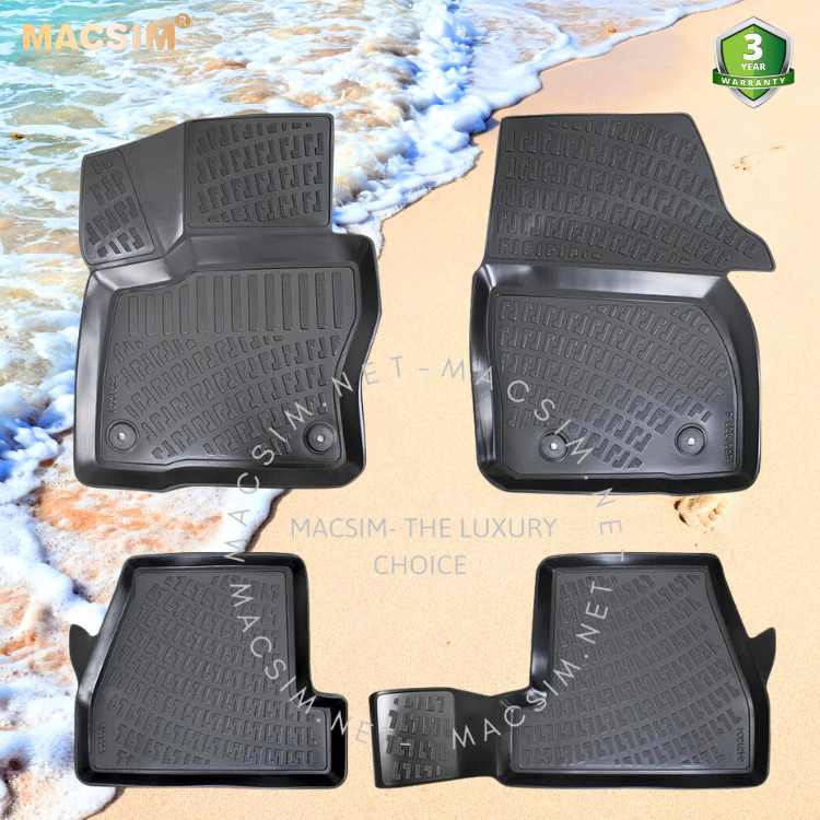 Thảm lót sàn ô tô nhựa TPU Silicon Ford Focus 3 third generation 2011-2014 Nhãn hiệu Macsim