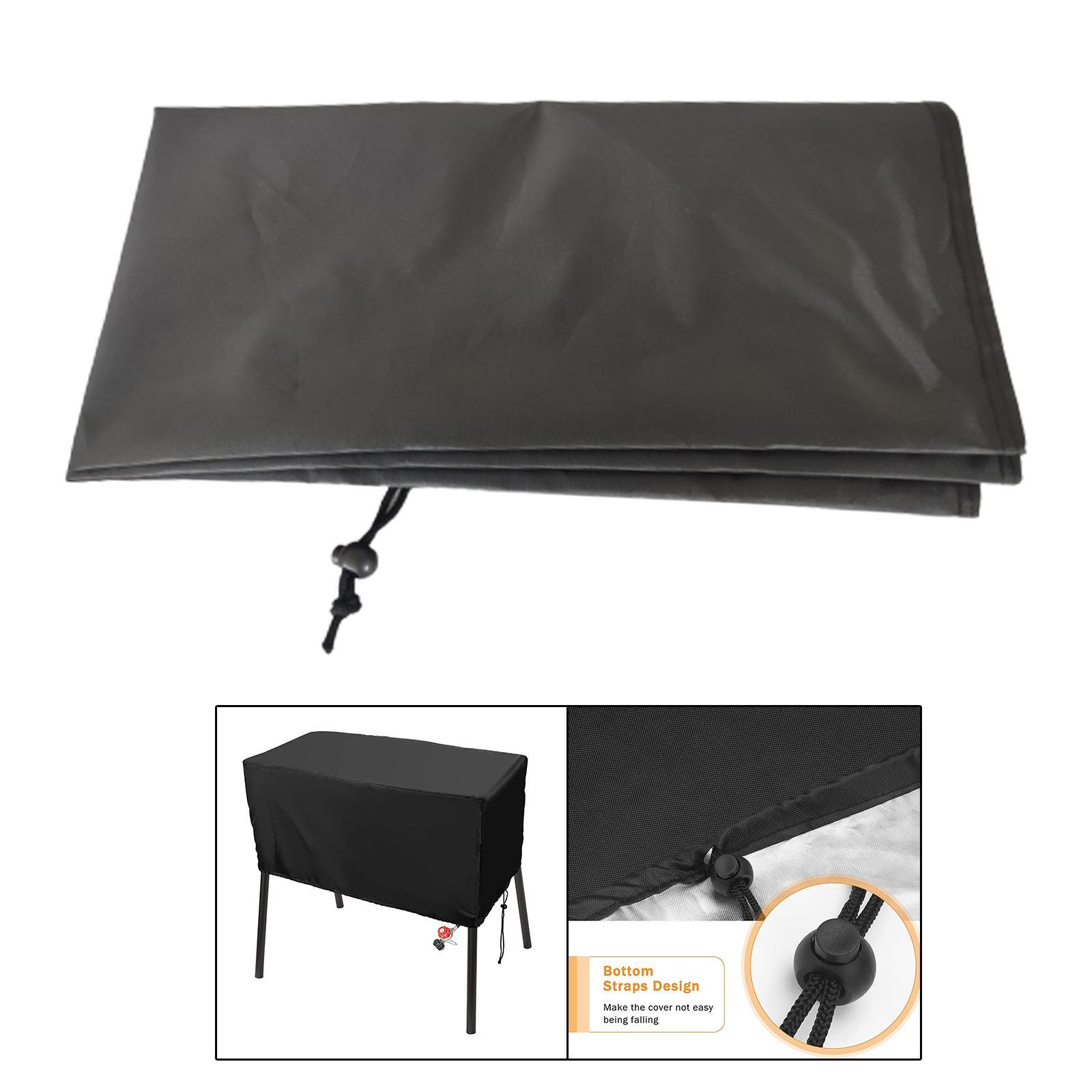 Burner Patio Cover for Double Burner Cooker BBQ Oxford Cloth Barbeque Cover