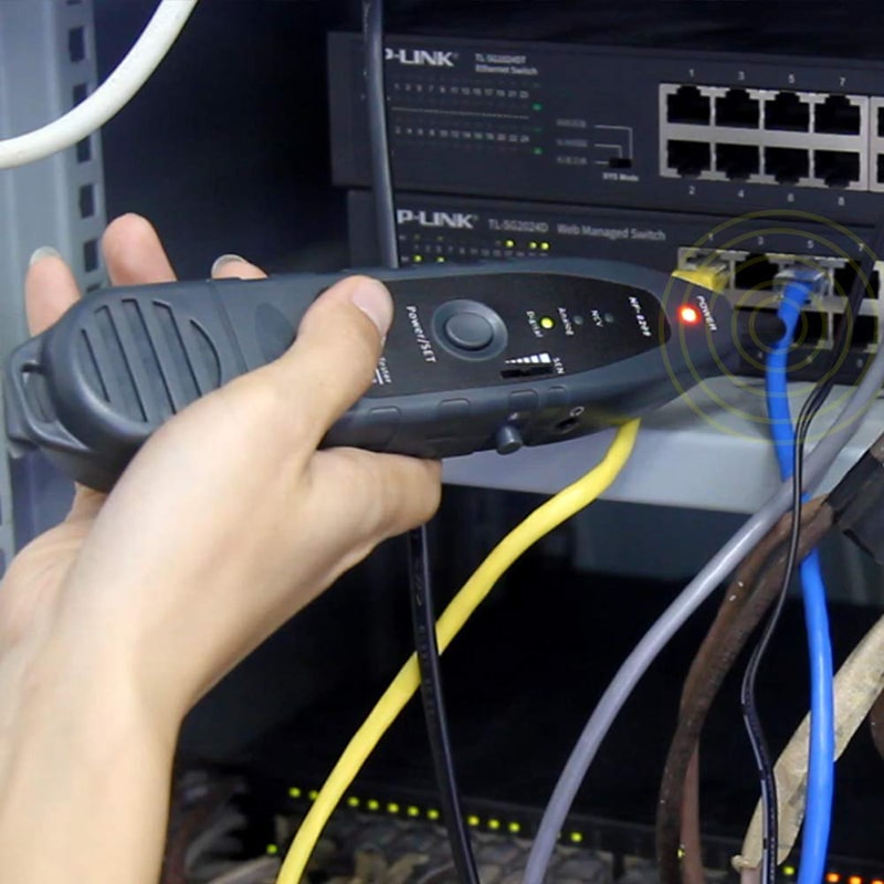 Máy test mạng POE Noyafa NF-8209 , test nguồn POE, đô độ dài cáp mạng chính xác 99%, tìm điểm đứt, dò dây mạng, dây điện âm tường