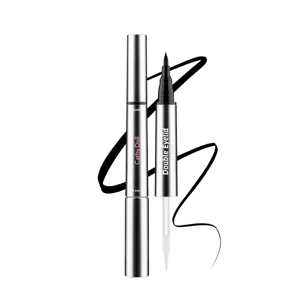 Bút gel kích mí và kẻ mắt 2 trong 1 Cathy Doll Double Eyelid Eyeliner 1g+0.4g