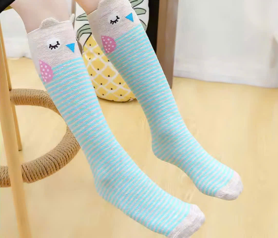 TẤT VỚ HOẠ TIẾT HOẠT HÌNH SIÊU XINH DỄ THƯƠNG TỪ 3-12 TUỔI DÀNH CHO BÉ GÁI