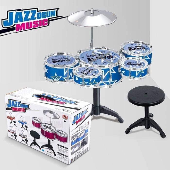 Đồ Chơi Trẻ Em Bộ Trống Jazz Drum 5 LOẠI LỚN/Đồ chơi phát nhạc và nhạc cụ ( giao ngẫu nhiên)