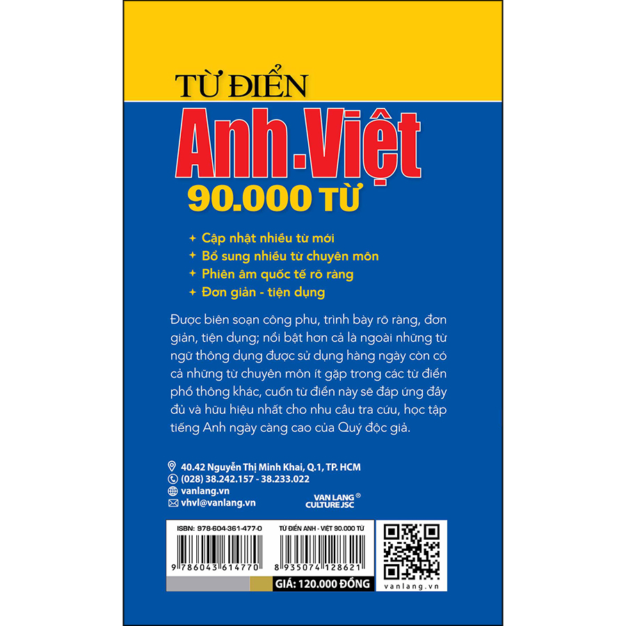 Từ Điển Anh - Việt 90.000 từ