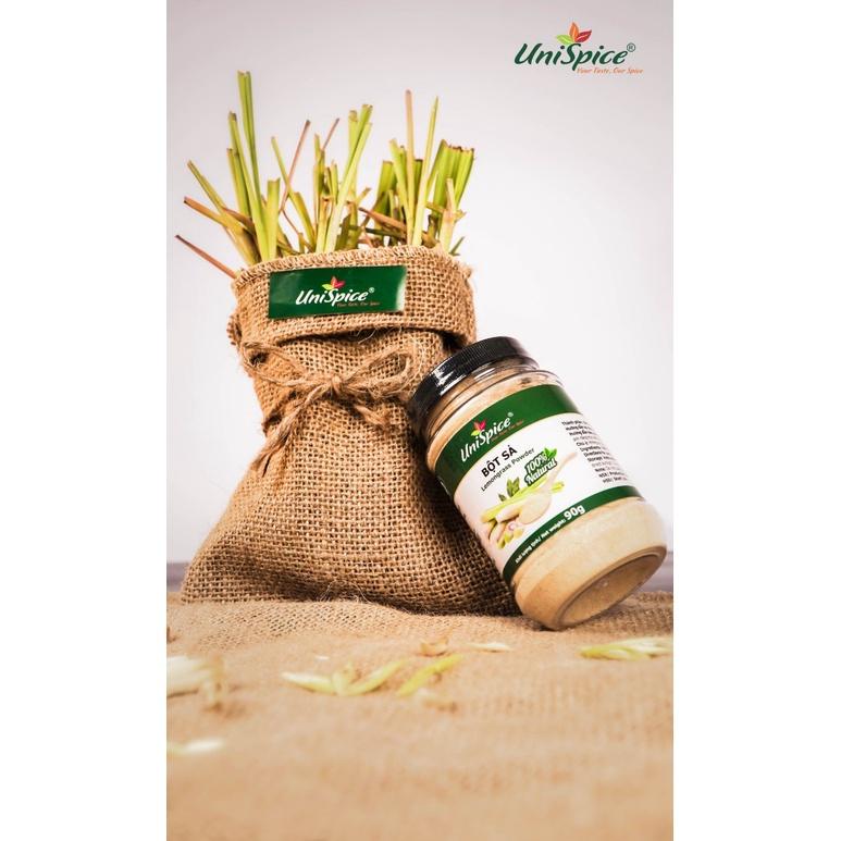 Bột sả UniSpice - Gia vị tự nhiên. 100% từ sả củ, giữ nguyên tinh dầu sả