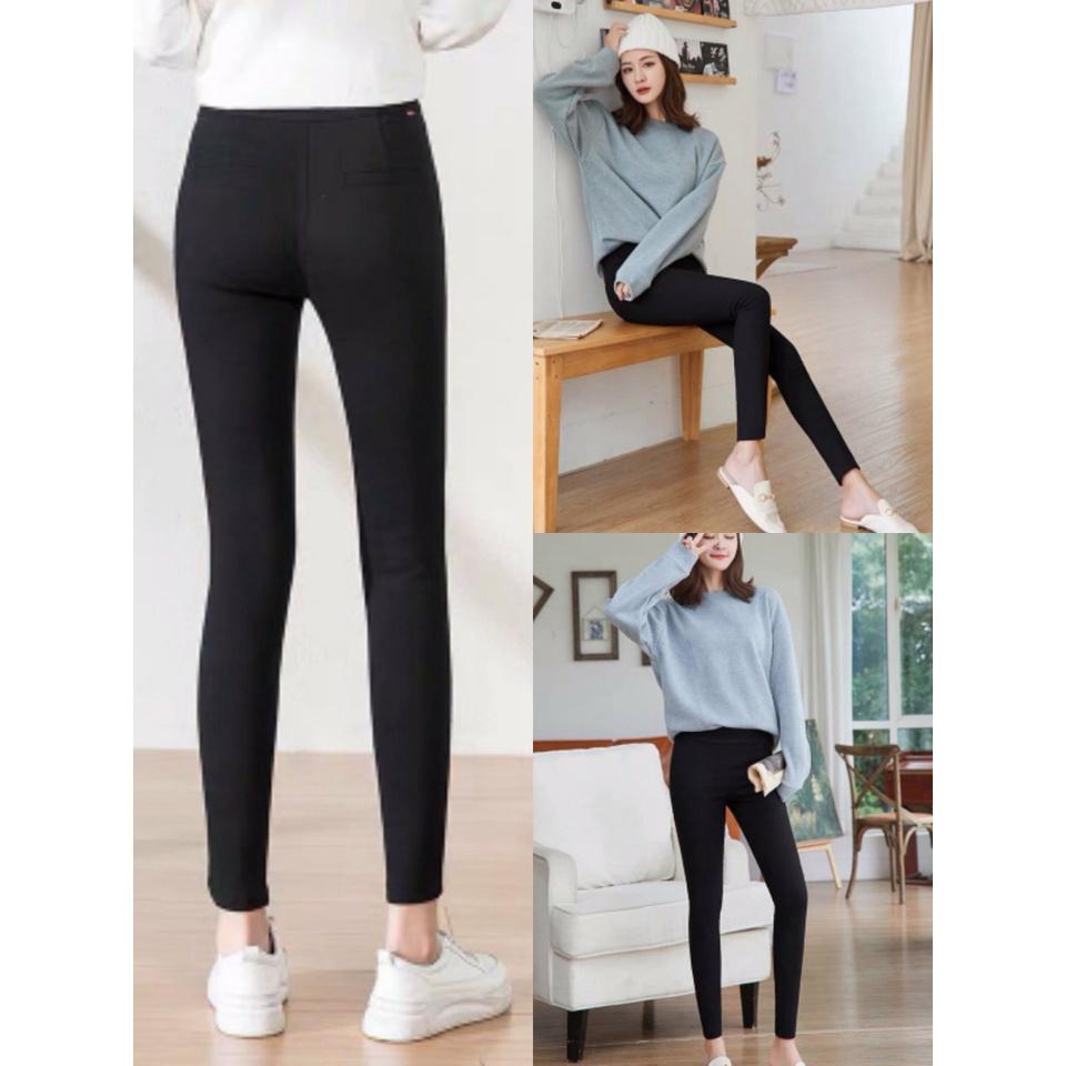 Quần Legging Nữ Dáng Dài Cạp Cao Xuất Hàn