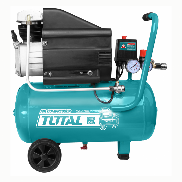 MÁY NÉN KHÍ CÓ DẦU 1.5KW (2HP) 24L TOTAL TC120246 - HÀNG CHÍNH HÃNG