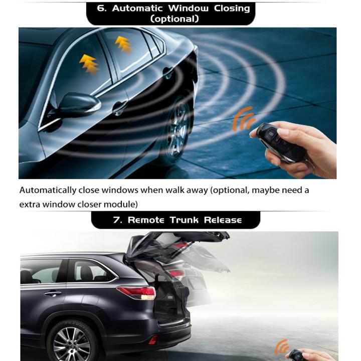Bộ chìa khóa thông minh điều khiển từ xa dành cho ô tô Vinfast - Mã: OVI-EF015
