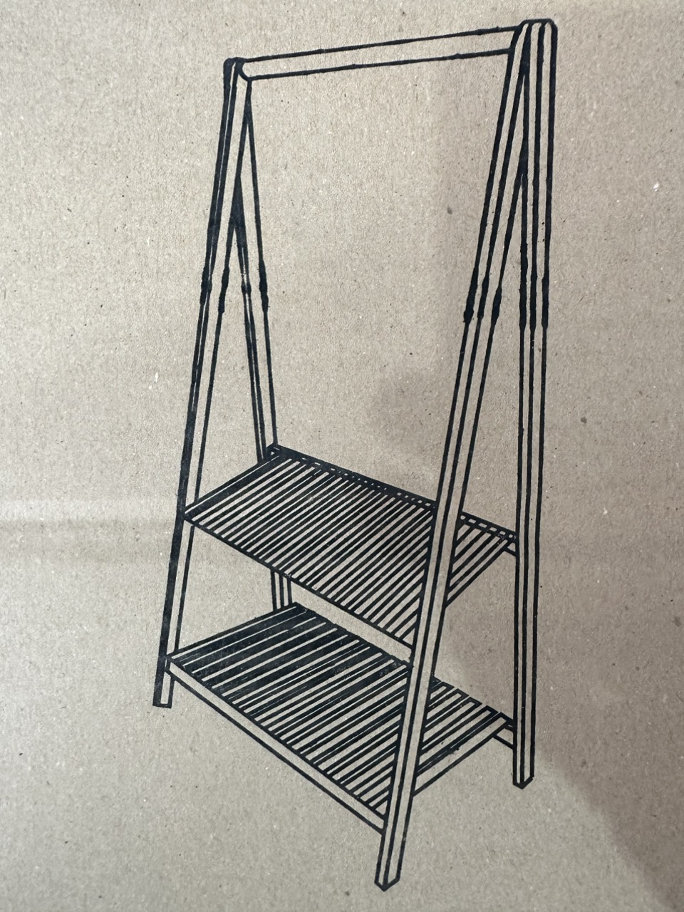 Kệ treo chữ A Vintage Juno Sofa Cao 1m5 x sâu 450 cm x rộng 1m2