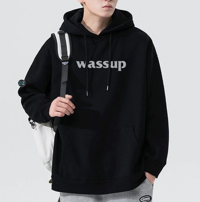Áo khoác nỉ nam nữ Áo sweater hoodie nam nữ from rộng Wassup DC305