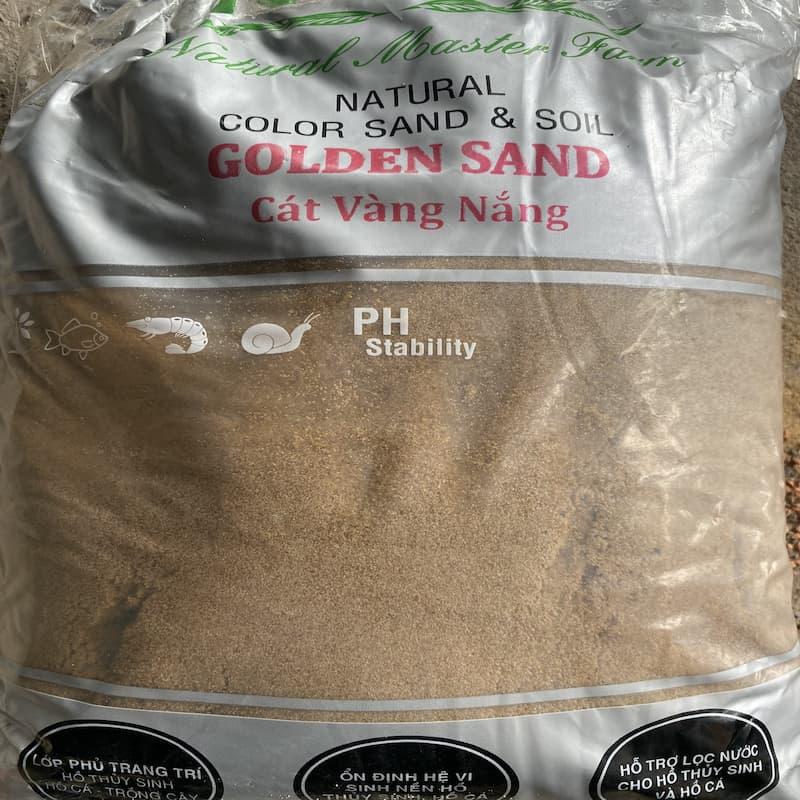 Cát Nắng Vàng Siêu Mịn 1Kg- Trải Nền Thủy Sinh