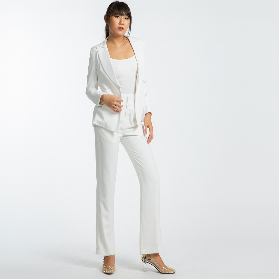 Áo Khoác Blazer Áo Vest Nữ Cao Cấp Thời trang thiết kế Hity TOP111 Xếp Ly