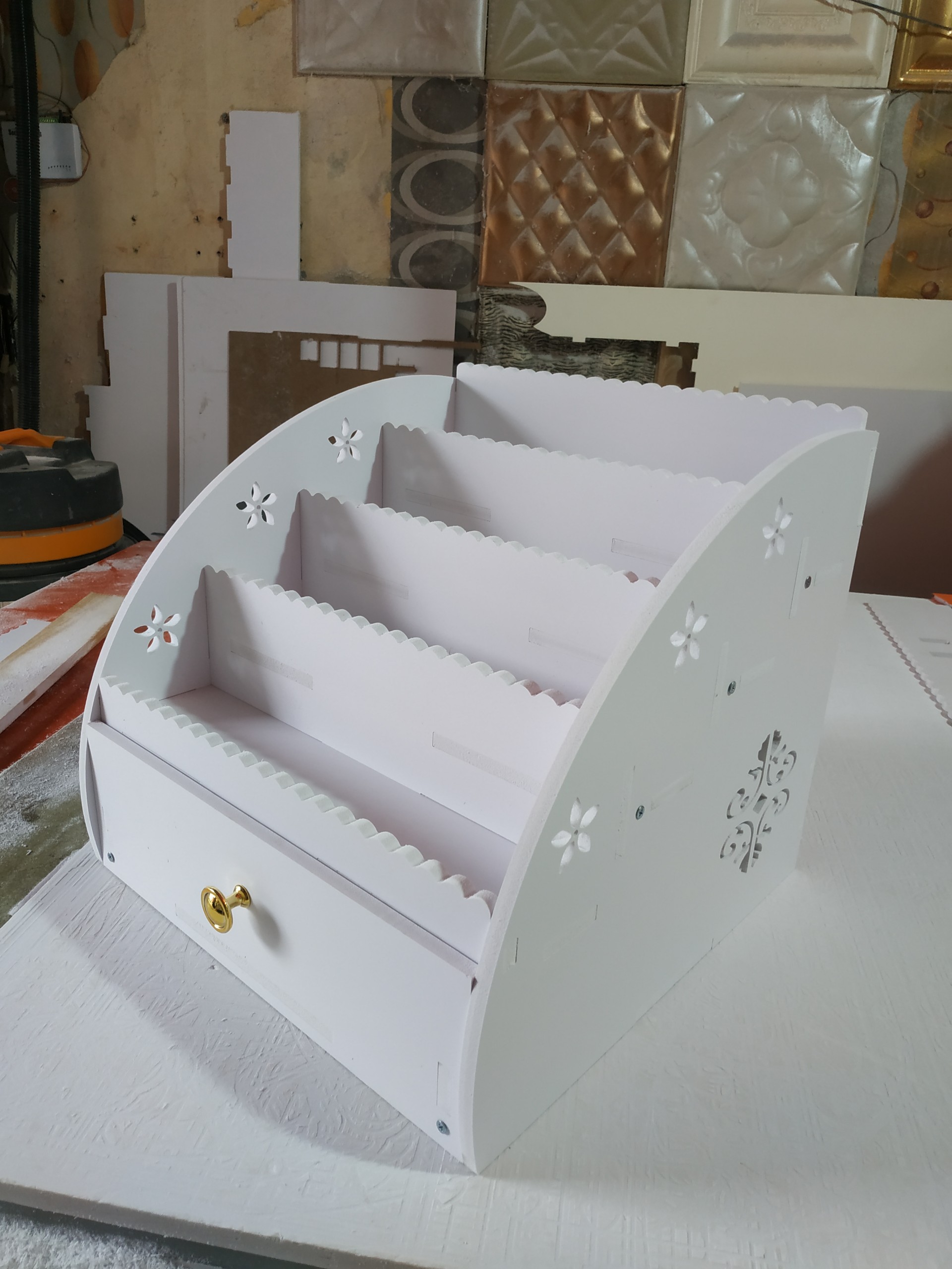 Kệ Đựng Sơn Nail có ngăn kéo