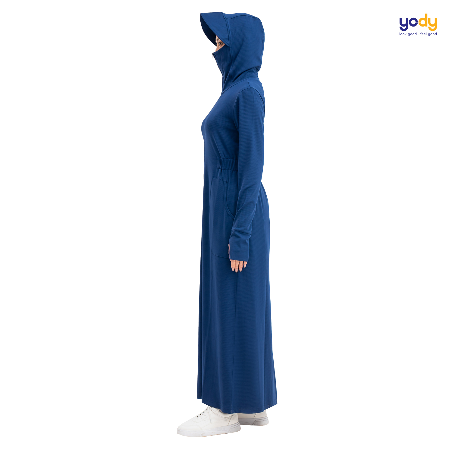 Áo chống nắng dài nữ YODY dáng dài che kín, chống nắng, cản tia UV ACN6002