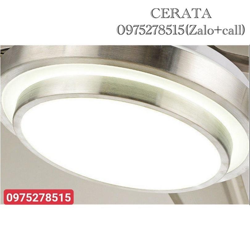 Quạt trần trên nhà Có Đèn 100% Lõi Đồng INOX-05 PROMAX tiết kiệm chi phí Điện