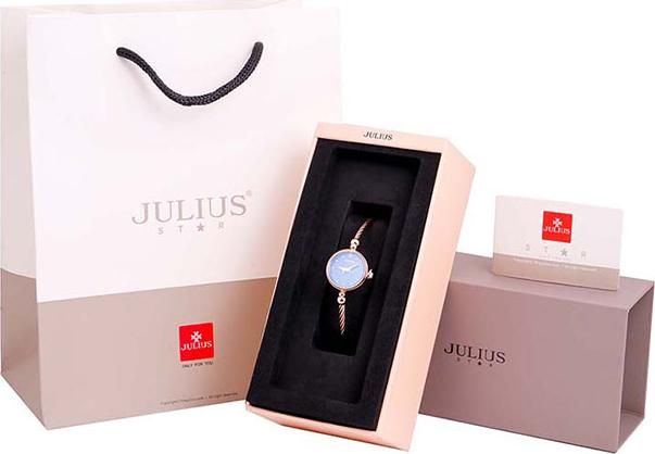 Đồng Hồ Nữ Julius Star Hàn Quốc JS-013D Dây Thép Màu Đồng