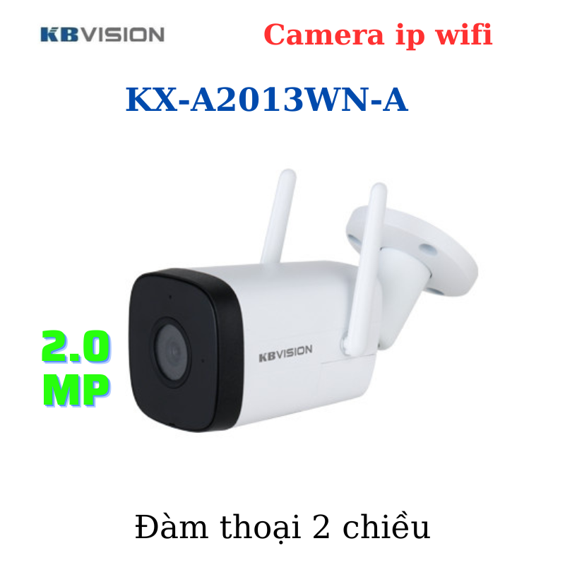 Camera IP Wifi KBVISION KX-A2013WN-A 2.0MP và KX-A4013WN-A 4.0MP Đàm Thoại 2 Chiều - Hàng chính hãng