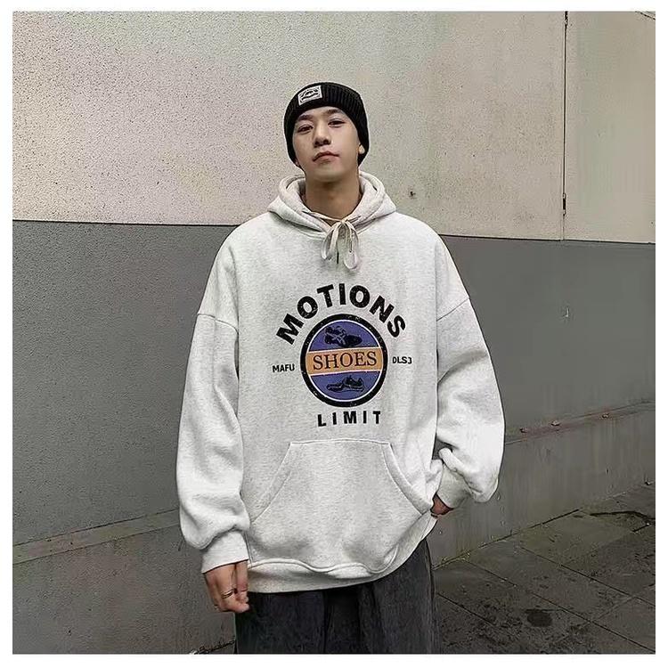 Áo Hoodie MOTIONS LIMIT Nữ Nam Form Rộng Unisex Phong Cách Hàn Quốc Mới Nhất 2021