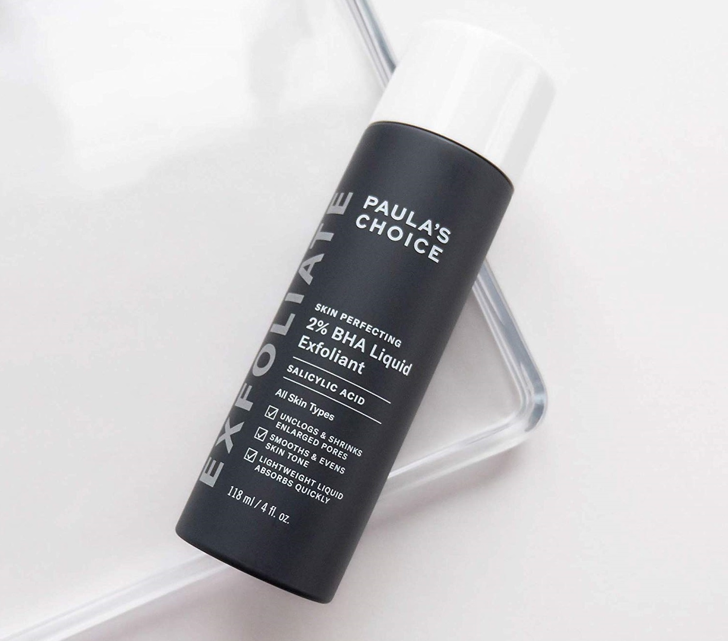 Dung Dịch Tẩy Tế Bào Chết 2% BHA Paula's Choice Skin Perfecting 2% BHA Liquid Exfoliant + Tặng Túi Đựng Mỹ Phẩm Cao Cấp