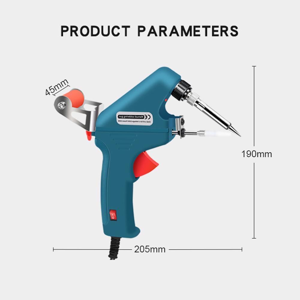 60W Handheld Soldering Iron Automatic Tin Feeding Machine Electronic Welding Tool for DIY Home Repairing