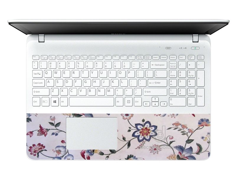 Mẫu Dán Laptop Hoa Văn LTHV-203 cỡ 13 inch