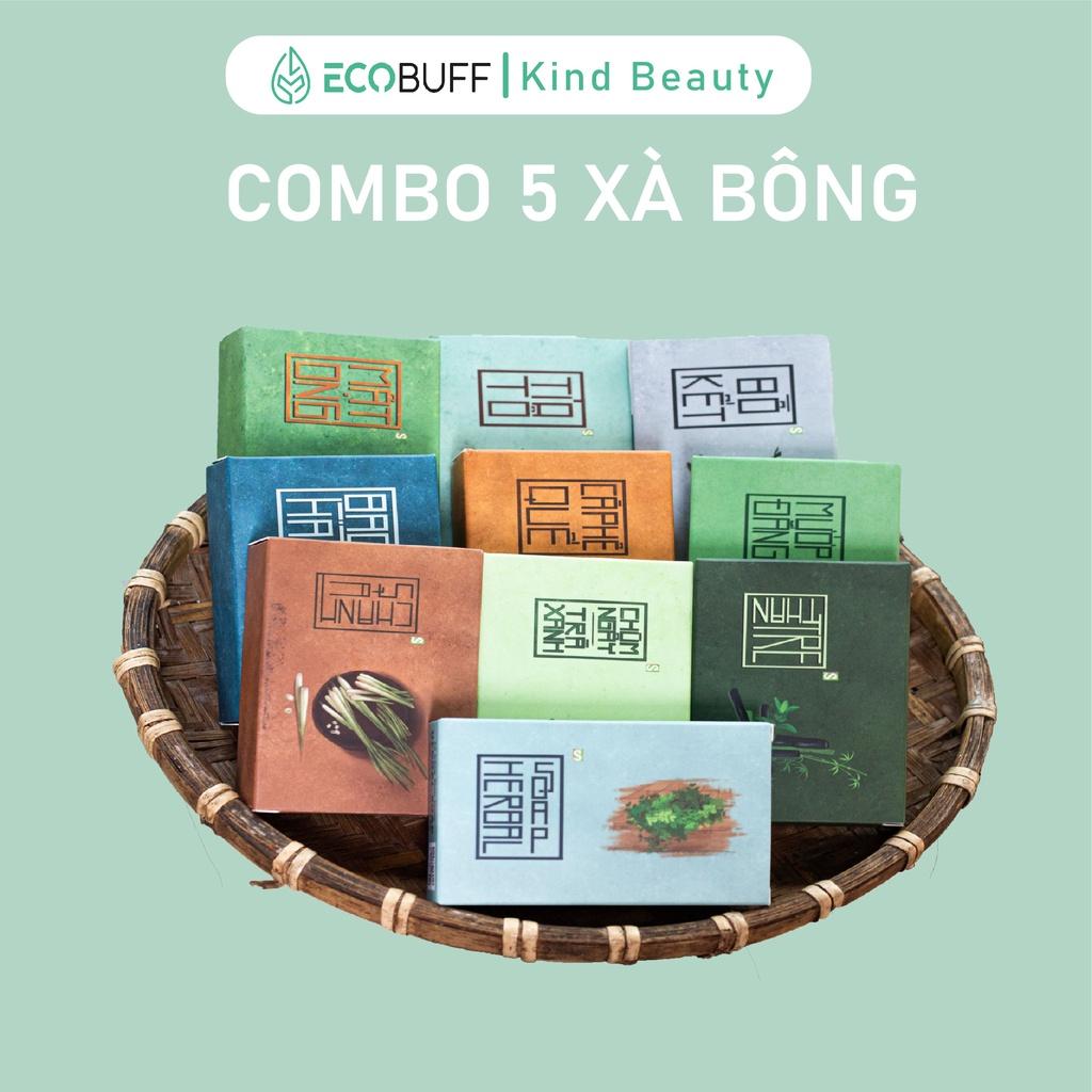 Quà 8 3 Set MÊ XÀ BÔNG COMBO 5 Xà bông Sinh Dược Quà sinh nhật tặng bạn gái Quà tặng bạn trai