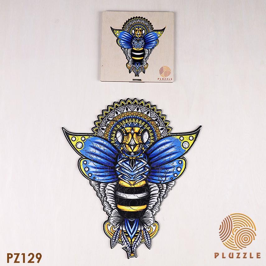 PLUZZLE Bộ xếp hình gỗ đồ chơi puzzle ghép hình con vật độc đáo – Con Ong - PZ129