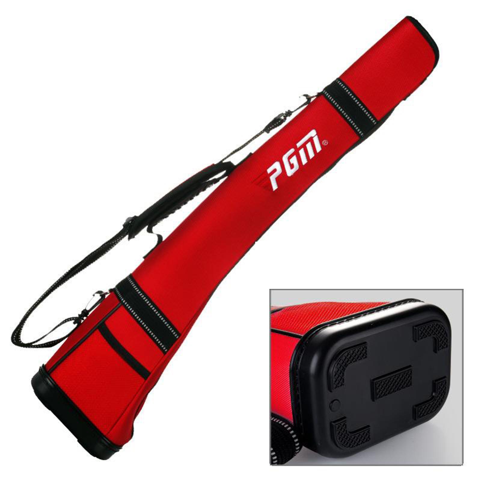 Professional Golf Sunday Bag with Side Mesh Pockets & Adjustable Sling Strap Golf Carry Bag for Golf Course, Travel, Driving Range