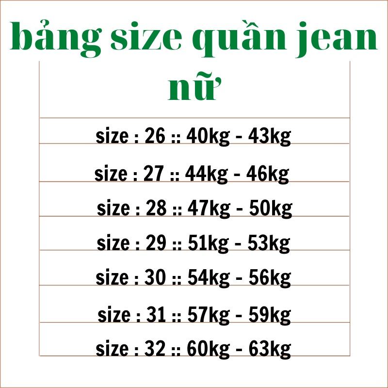 Quần Jean Co Giãn Lưng Cao, Quần Dài Nữ Dáng Ôm Trơn Cuốn Lai Quần Bò Nữ VoZoDo 0013