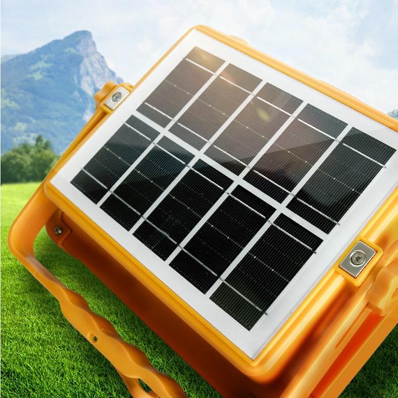 Đèn tích điện 300W siêu sáng sử dụng năng lượng mặt trời hoặc sạc điện đèn xách tay đa năng chống nước