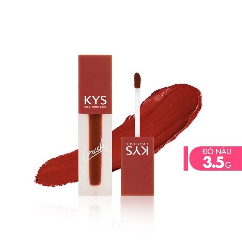 Son kem KYS Chocolate Crush đỏ nâu – Rebel