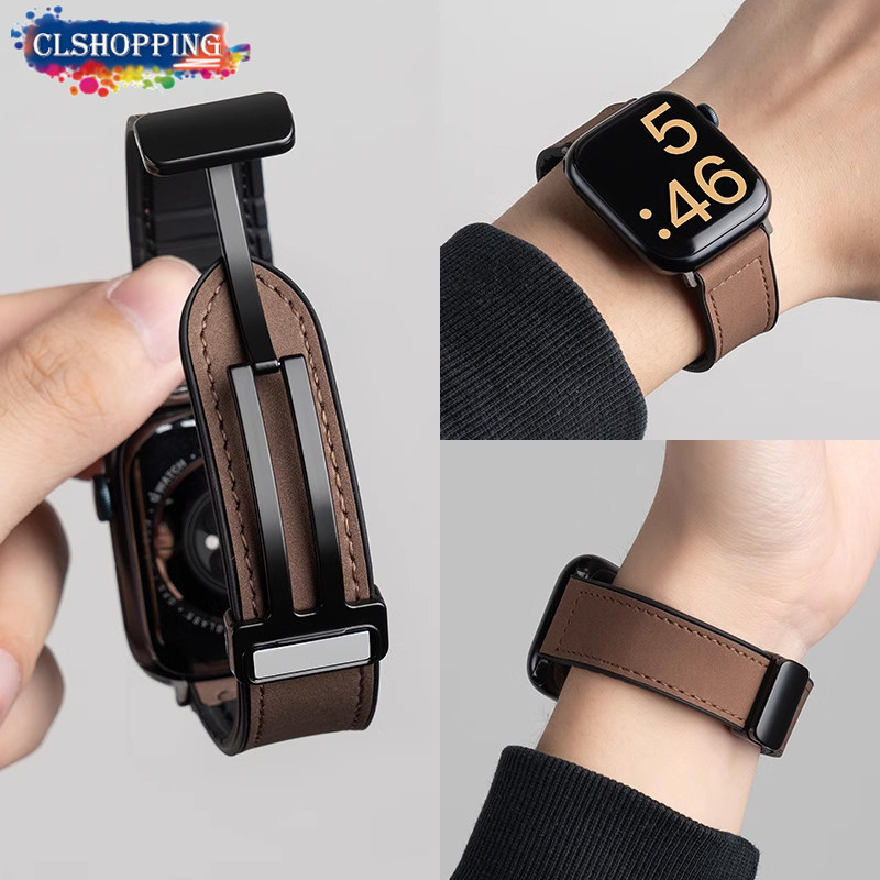 Dây đeo khóa từ tính dành Cho đồng hồ thông minh Redmi Watch 4 - Redmi Watch 5 - Mi band 8 Pro - Dây da đeo 22mm cho smartwatch - Hàng nhập khẩu