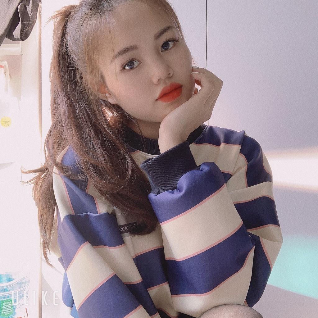 Áo Sweater Kẻ ngang phong cách Ulzzang Hàn Quốc tay dài CoolZ CZ701