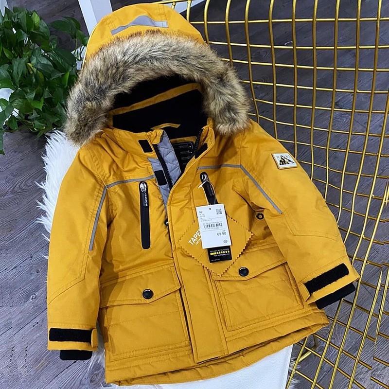 Xả lỗ Áo khoác Parka C&amp;A xuất dư xanh sz 110(17-19kg