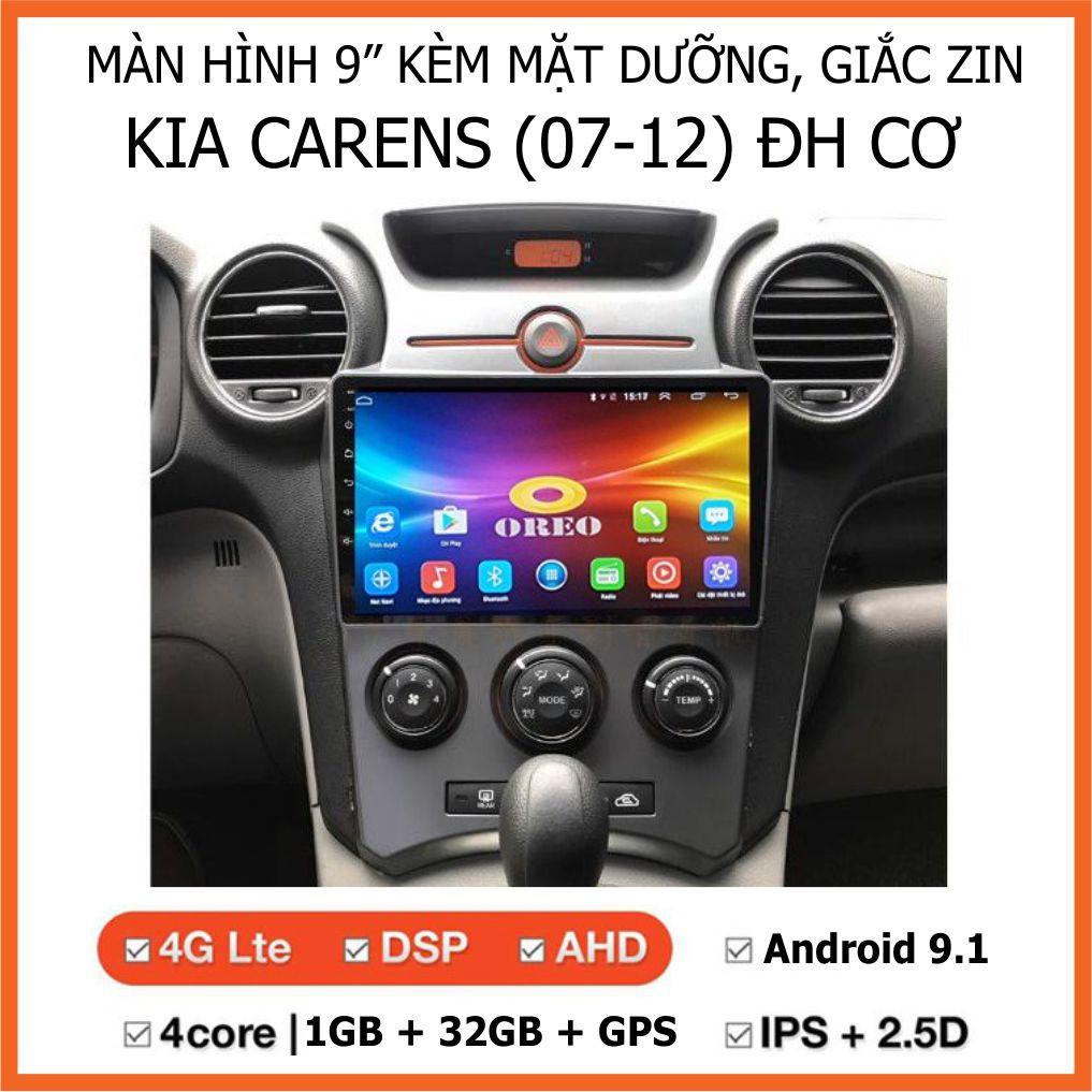Màn Hình 9 inch Cho Xe CARENS - Màn Hình DVD Android Tặng Kèm Mặt Dưỡng Giắc Zin Cho KIA Carens