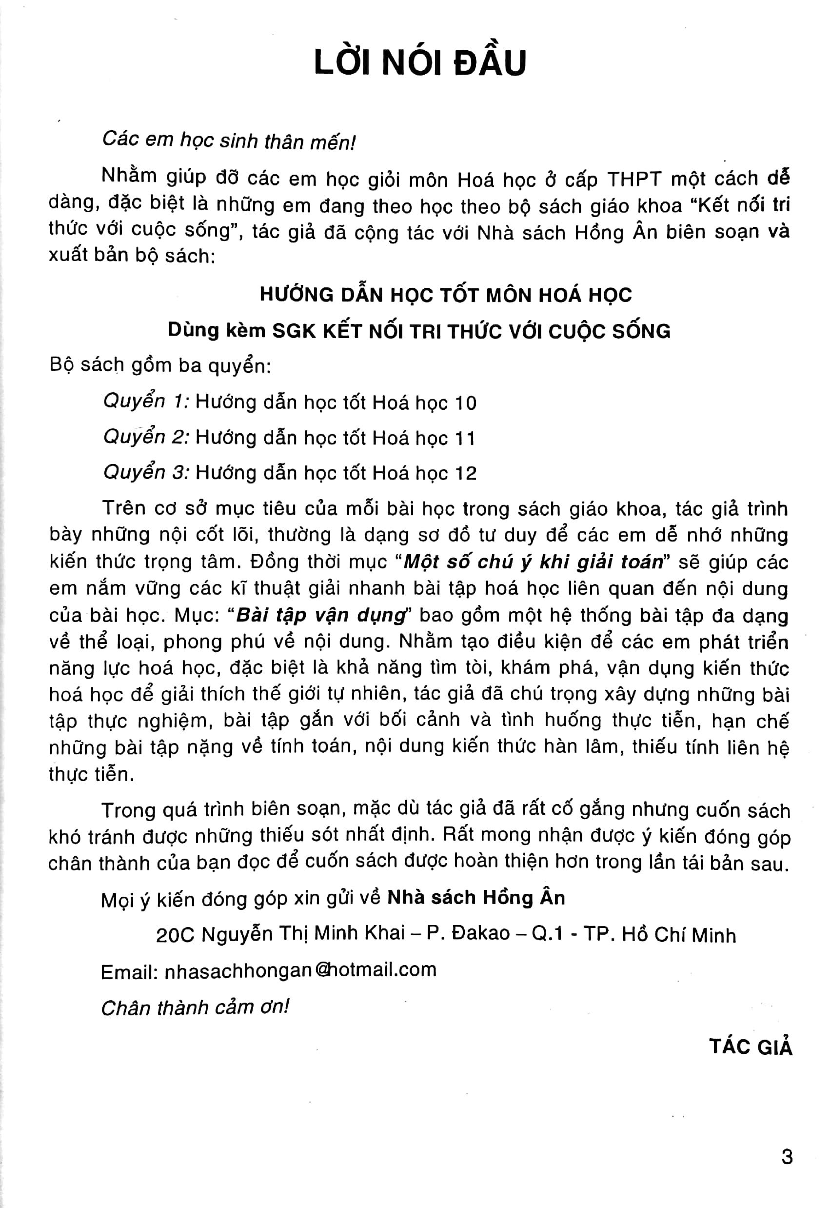 Hướng Dẫn Học Tốt Hoá Học 10