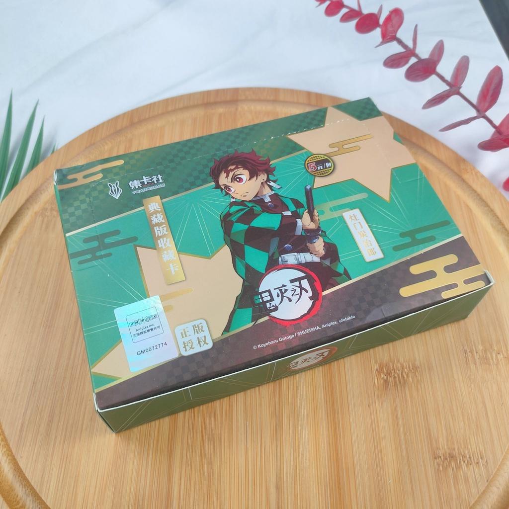 Hộp ảnh thẻ nhân phẩm THANH GƯƠM DIỆT QUỶ KIMETSU NO YAIBA mẫu mới anime chibi sưu tập card xinh xắn