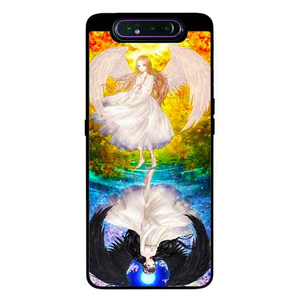 Ốp Lưng Dành Cho Samsung A80 mẫu Thiên Thần Ác Quỷ - Hàng Chính Hãng