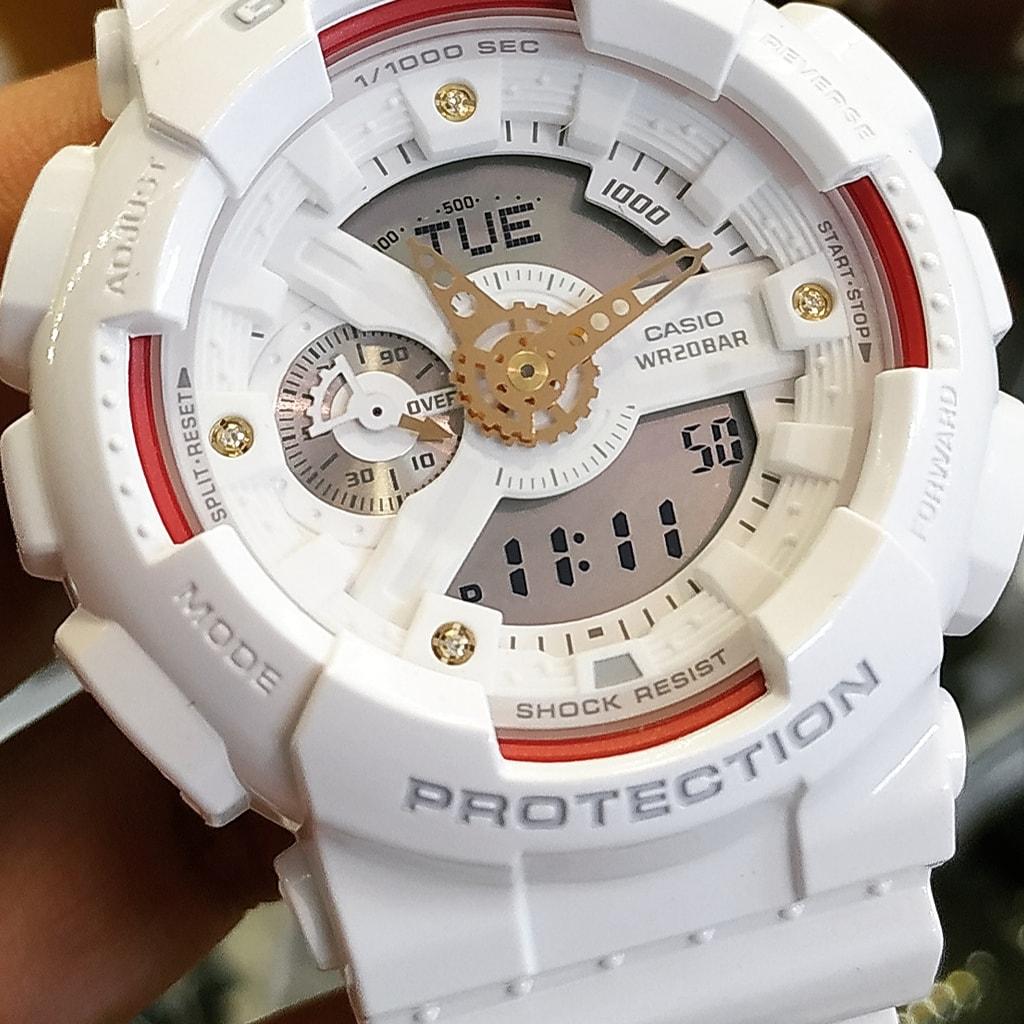 Đồng Hồ Nam Dây Nhựa Casio G-Shock GA-110DDR-7A Kim Cương Tự Nhiên | GA-110DDR-7ADR Phiên Bản Giới Hạn