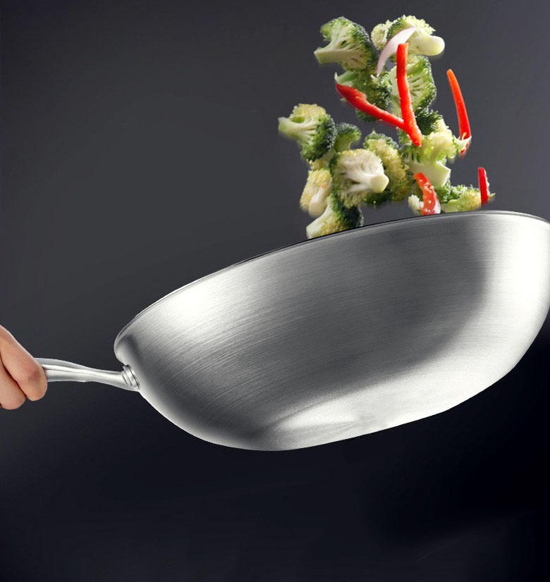 Chảo chống dính tổ ong 32cm 3 lớp inox bếp từ công nghệ khoan khắc chống dính Hàn quốc chịu cào xước bởi dụng cụ nấu ăn kim loại